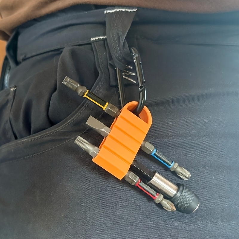Home Improvement Handyman - Sturdy Work Pants Bit Holder Carabiner