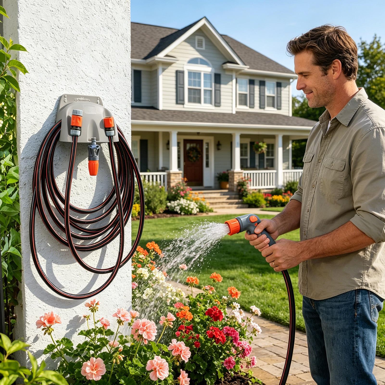 Hose Hanger Wall Mount Heavy D - Home Improvement Help 评论和价格