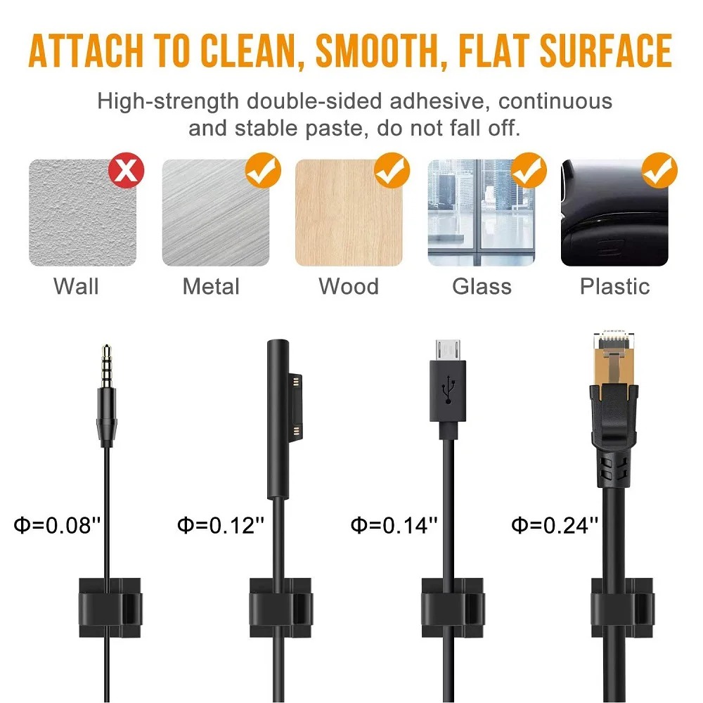 Car Cable Clamp Accessories Se - Home Improvement Retail 评论和价格