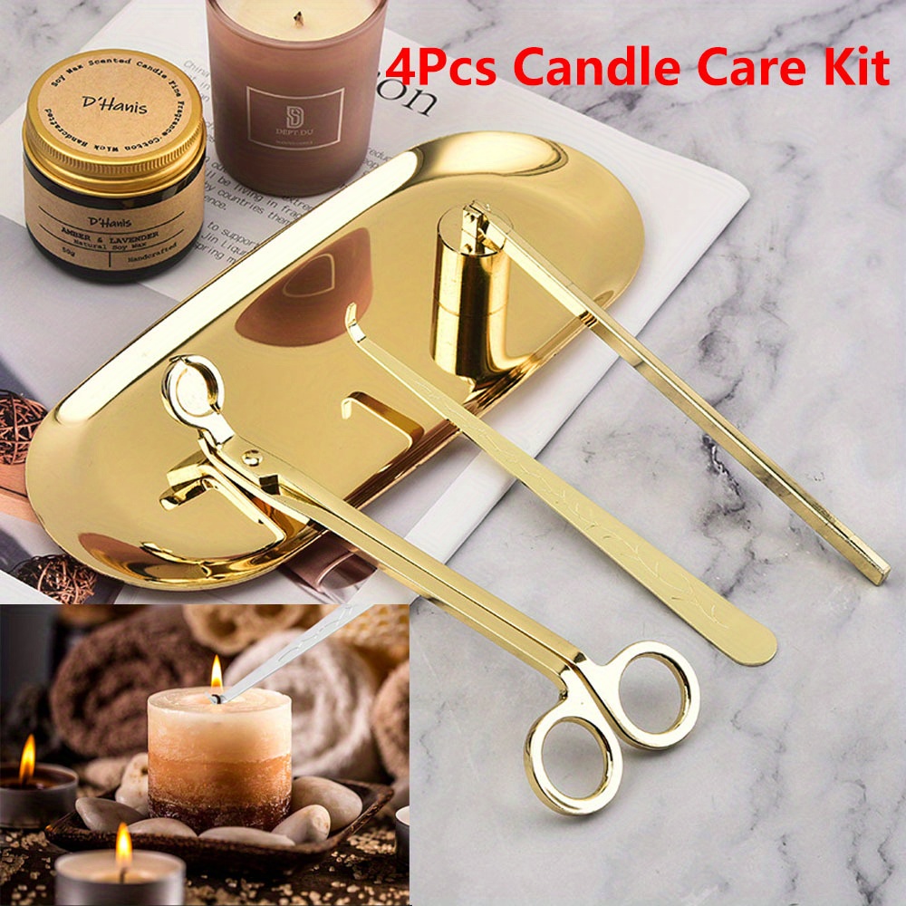 4pcs/set Luxury Candle Care Ki - Home Improvement Help 评论和价格