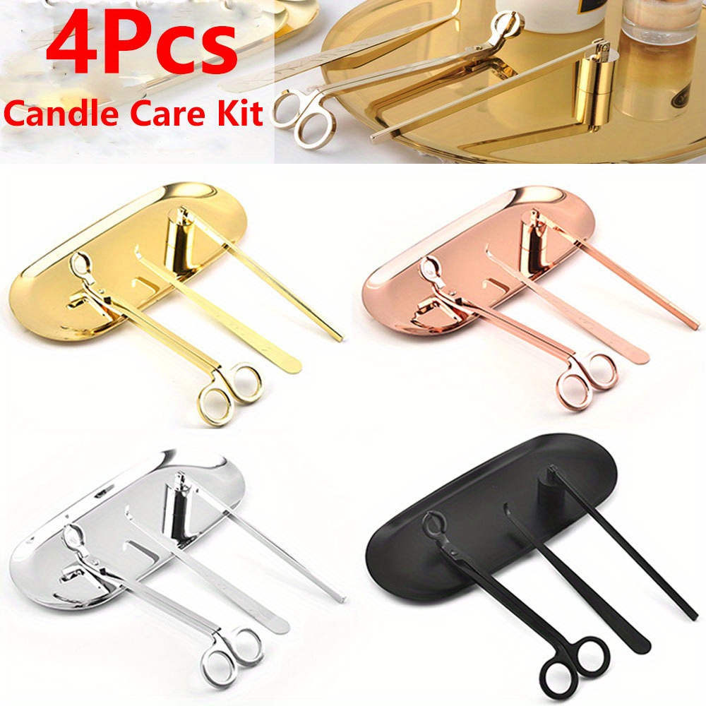 4pcs/set Luxury Candle Care Ki - Home Improvement Help 评论和价格