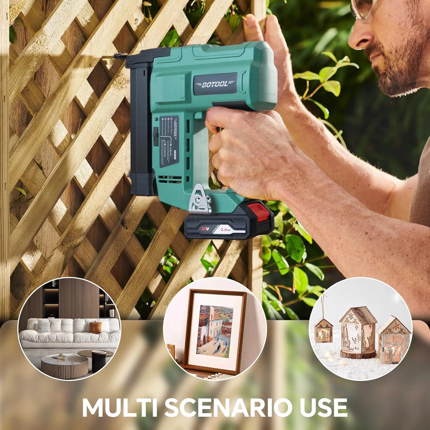 Battery-Powered Cordless Nail  - Home Improvement Brad 评论和价格