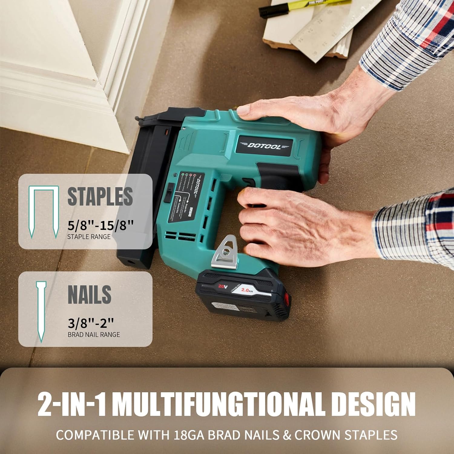 Battery-Powered Cordless Nail  - Home Improvement Brad 评论和价格