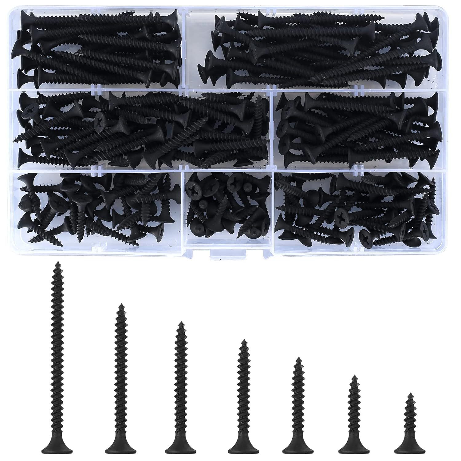 220-Piece Black Wood Screws Se - Home Improvement Handyman 评论和价格