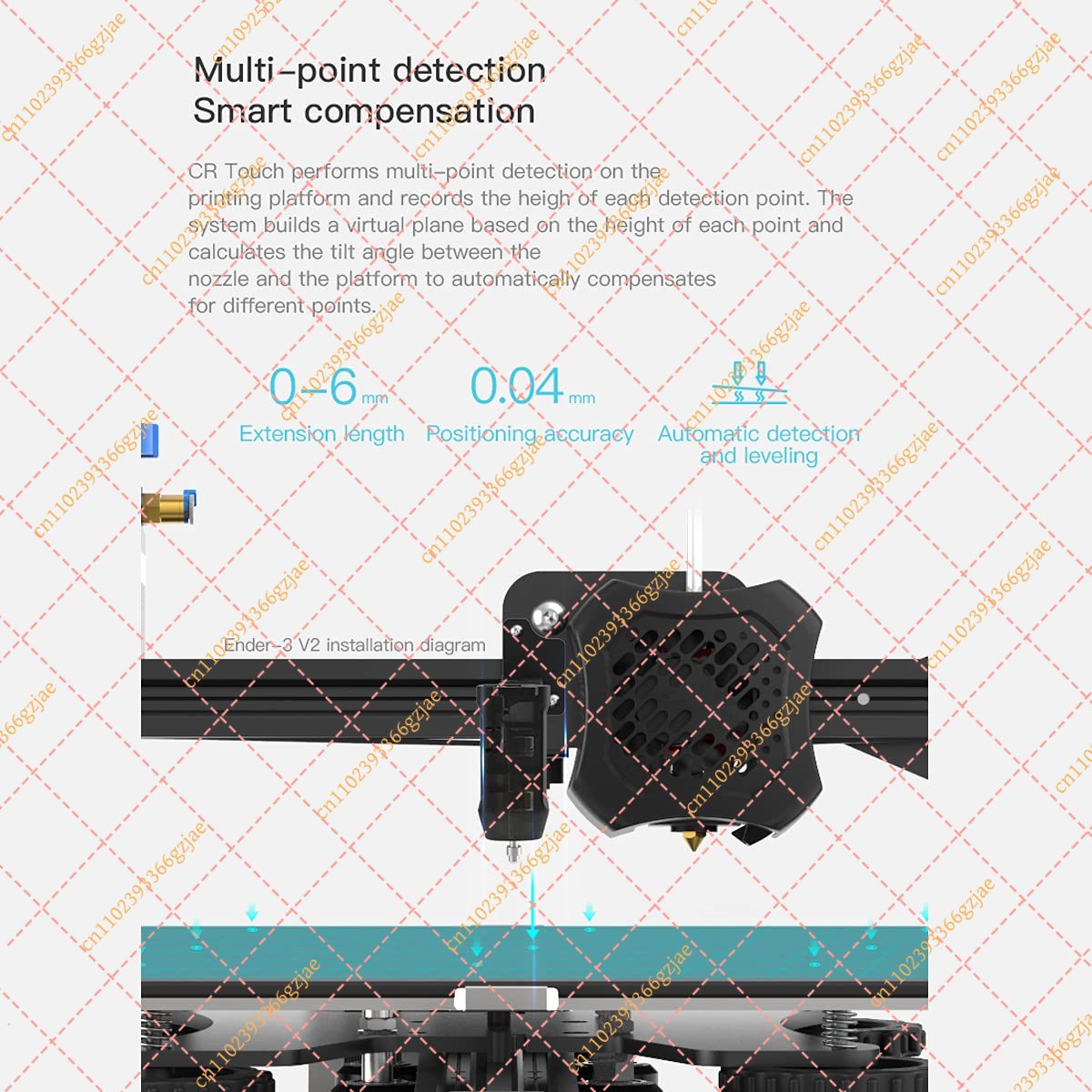 KLF Creality CR Touch Auto Lev - Creality Printer Ender 3 评论和价格