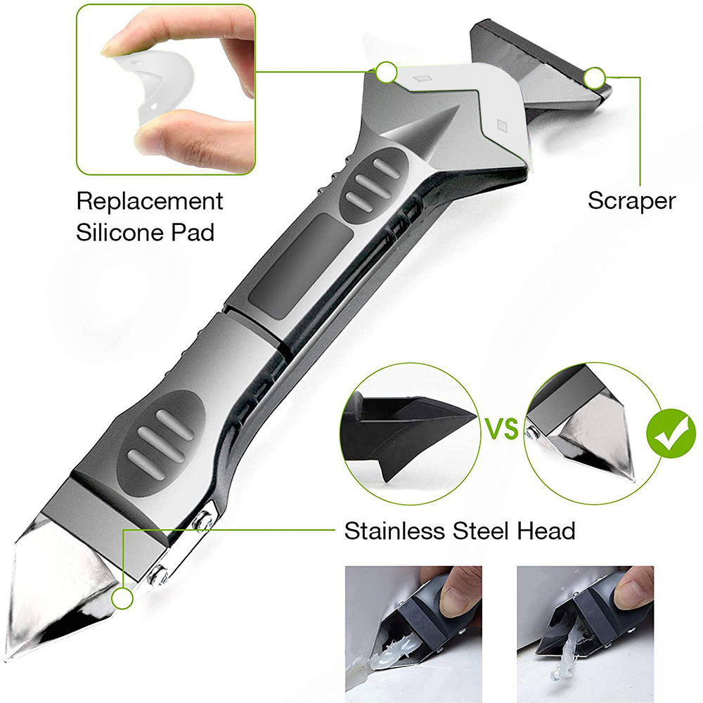 5 in 1 Silicone Caulking Tools - Bathroom Caulk Siliconized 评论和价格