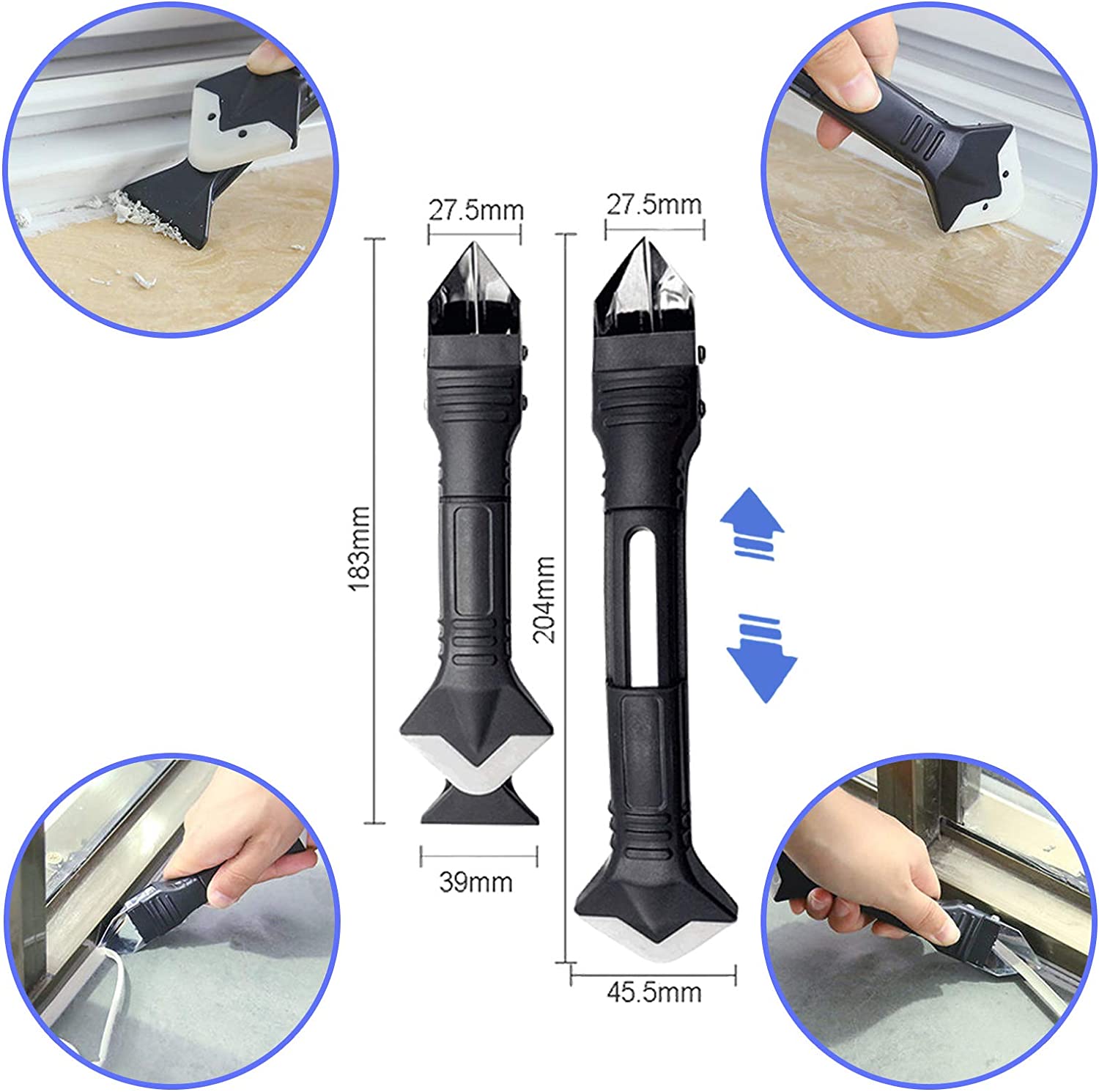 5 in 1 Silicone Caulking Tools - Bathroom Caulk Siliconized 评论和价格
