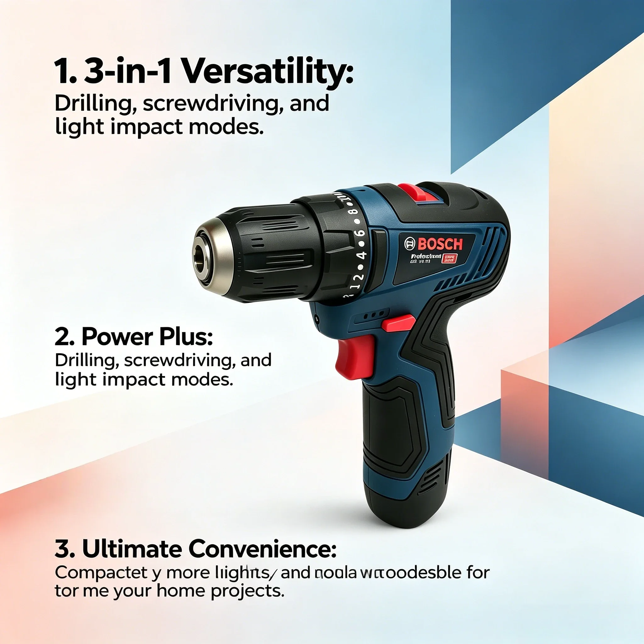 Bosch-GSB 12V-30 Professional  - Power Drill Cordless 评论和价格