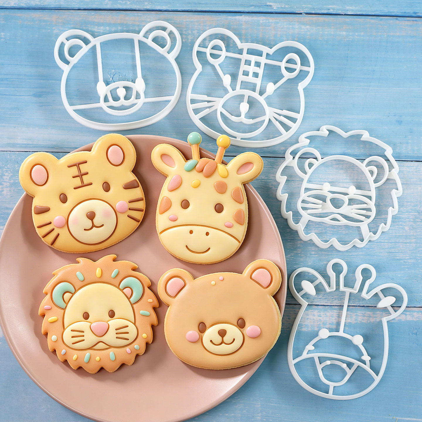4 Pcs Animal Cookie Cutters Se - Home Improvement Help 评论和价格