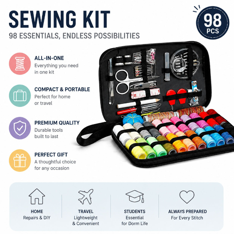 68/98PCS Sewing Accessories To - Home Improvement Help 评论和价格