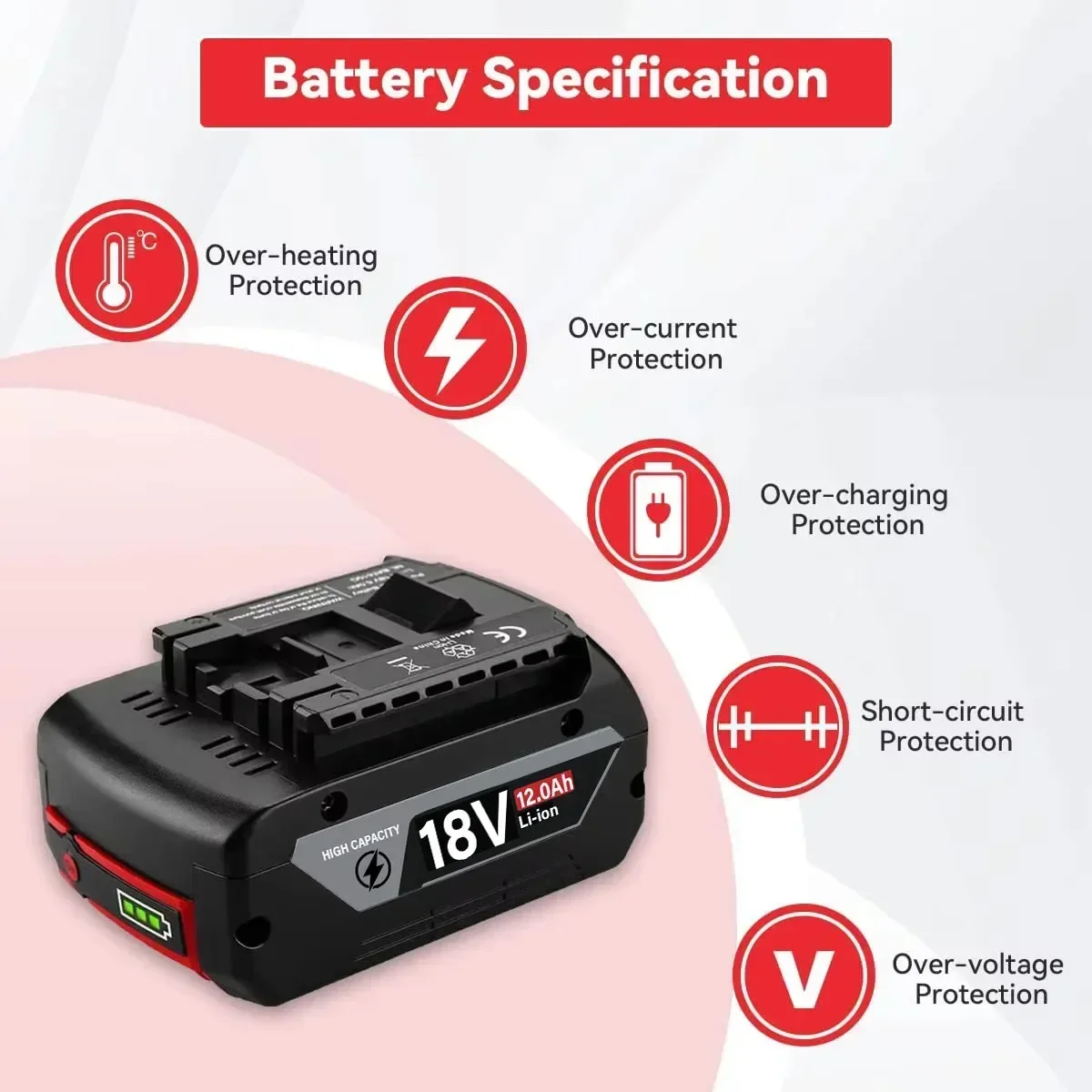 Original 18V Battery 8.0/10.0/ - Bosch Drill Gsb 18V 评论和价格