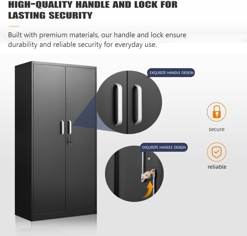 Metal Storage Cabinet With Adj - Home Improvement Help 评论和价格