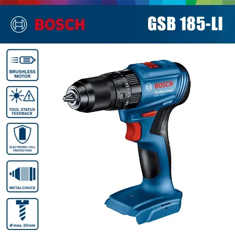 Bosch GSB 185-LI 18V Brushless - Power Drill Cordless 评论和价格