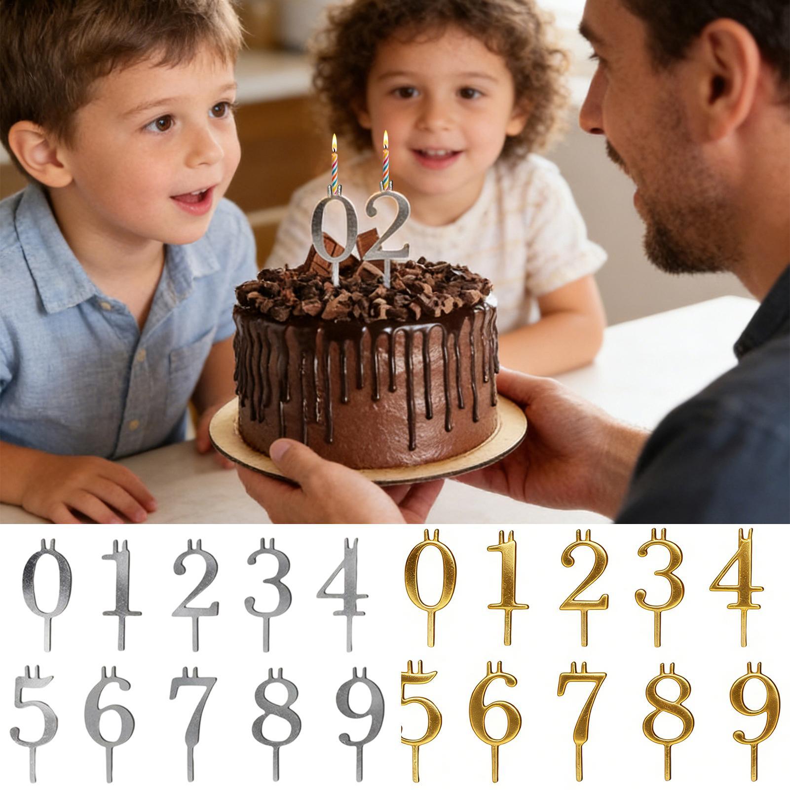 10pcs 0-9 Number Cake Toppers  - Home Improvement Help 评论和价格