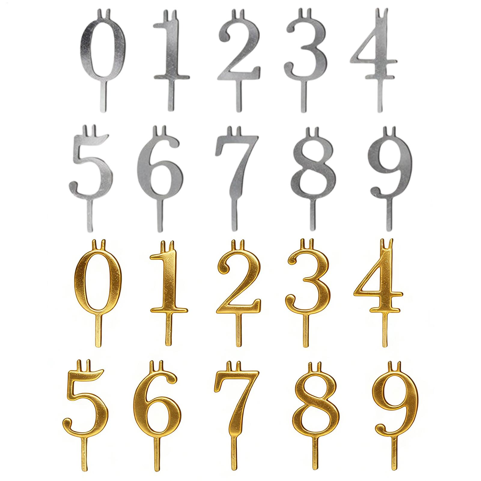 10pcs 0-9 Number Cake Toppers  - Home Improvement Help 评论和价格